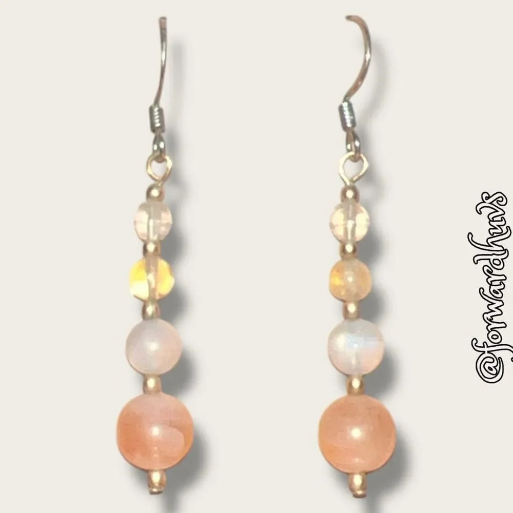 Bundle Sale 3 for $15 | Semi-Precious Stone Dangle Earrings